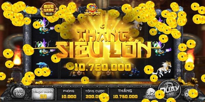 Người chơi hãy tận dụng tất cả tính năng của tựa game quay hũ